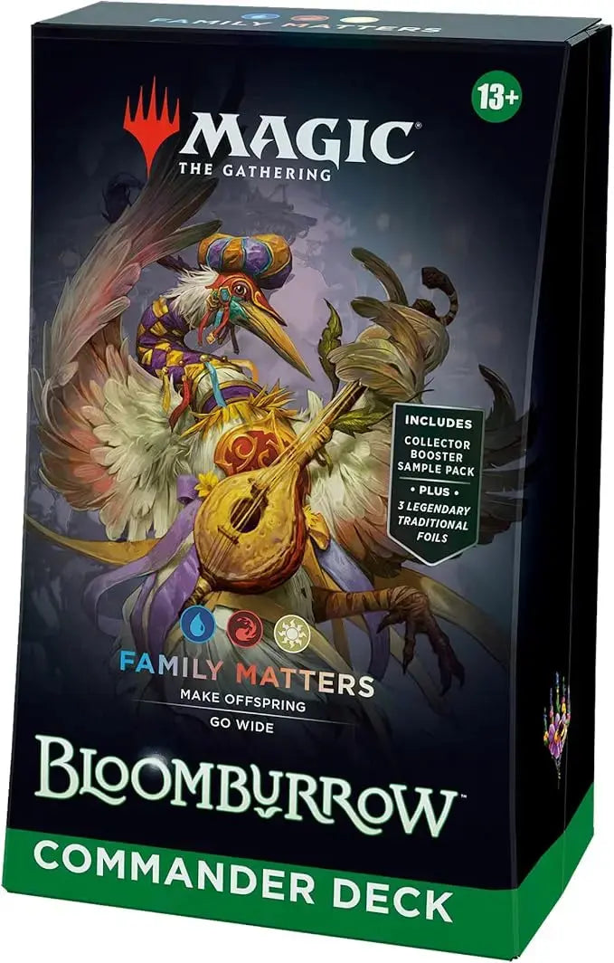 Magic: The Gathering Bloomburrow Commander Deck - Family Matters Rapid Spin Tcg