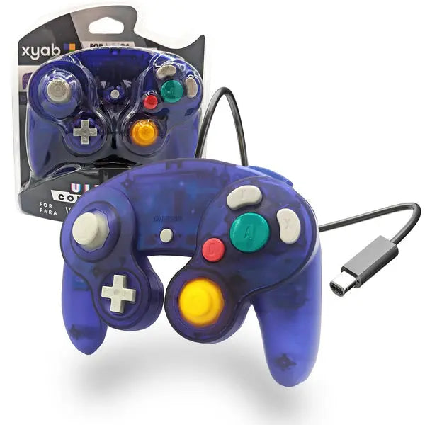 XYAB Ultimate NGC Joystick Controller for Nintendo GameCube - Gold Rapid Spin Tcg