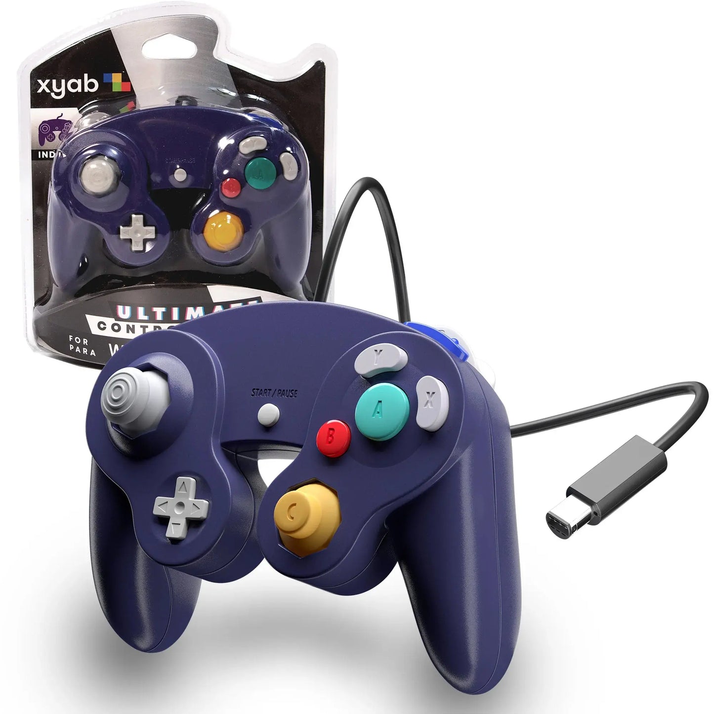 XYAB Ultimate NGC Joystick Controller for Nintendo GameCube - Gold Rapid Spin Tcg