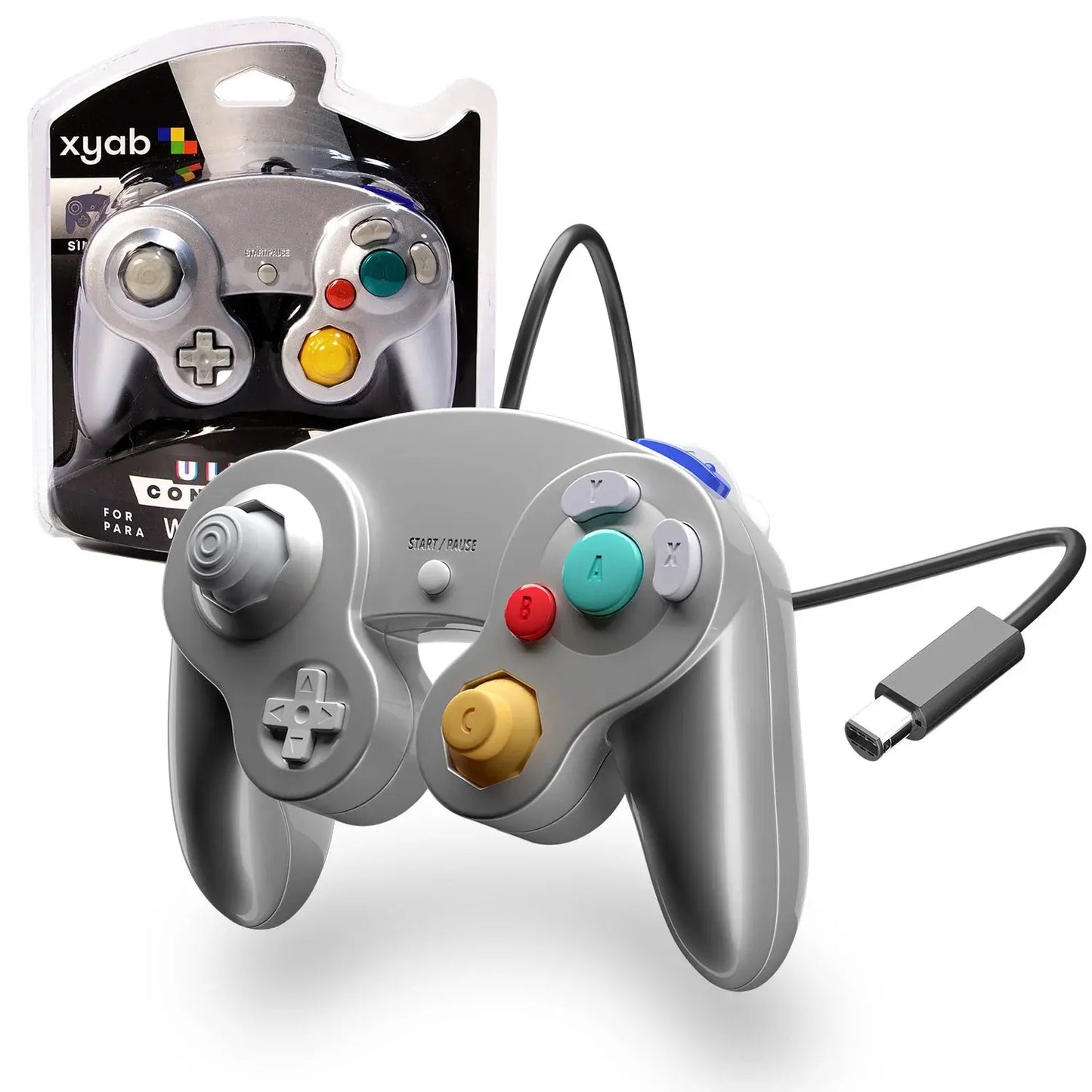 XYAB Ultimate NGC Joystick Controller for Nintendo GameCube - Gold Rapid Spin Tcg