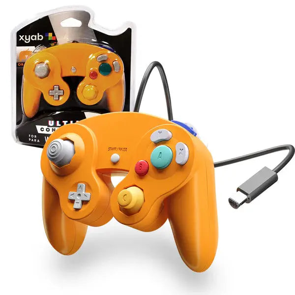 XYAB Ultimate NGC Joystick Controller for Nintendo GameCube - Gold Rapid Spin Tcg