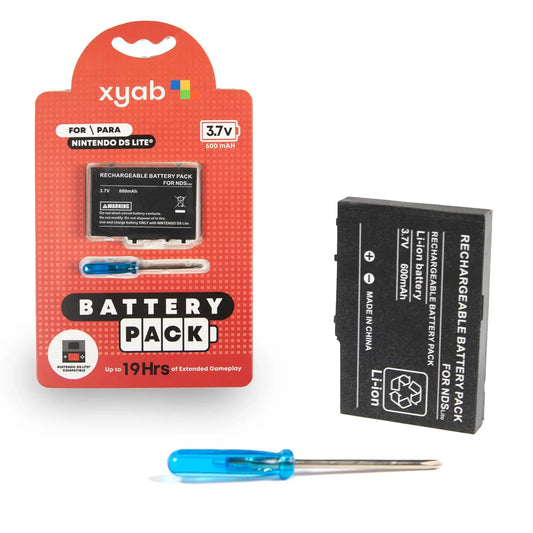 XYAB Nintendo DS Rechargeable Battery Pack Rapid Spin Tcg
