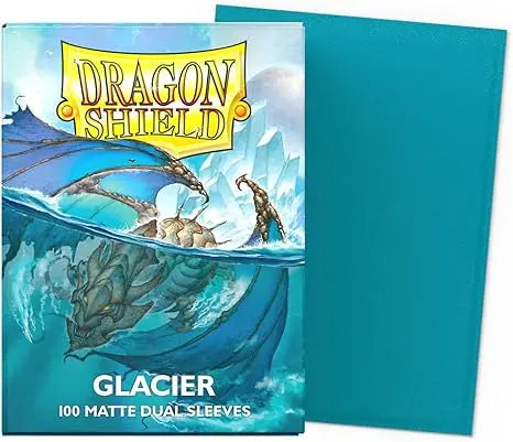 Dragon Shield Glacier blue card sleeves with packaging