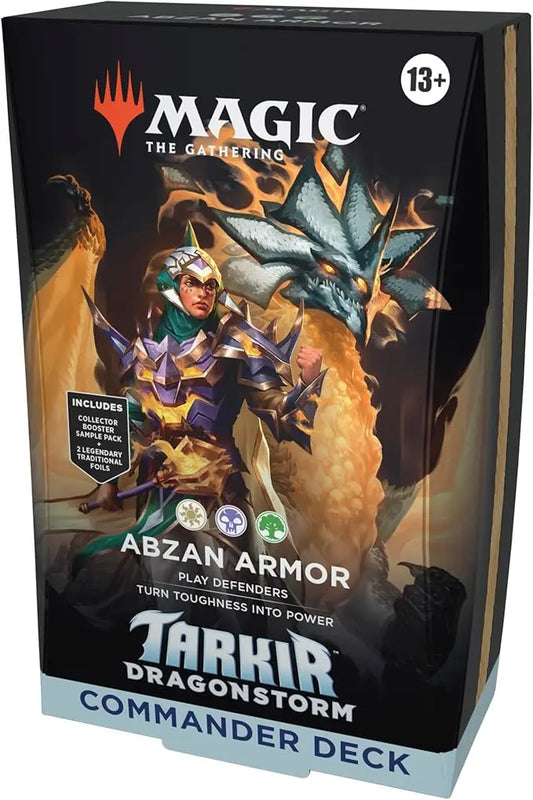 Magic: The Gathering Dragonstorm Commander Deck - Abzan Armor Rapid Spin Tcg