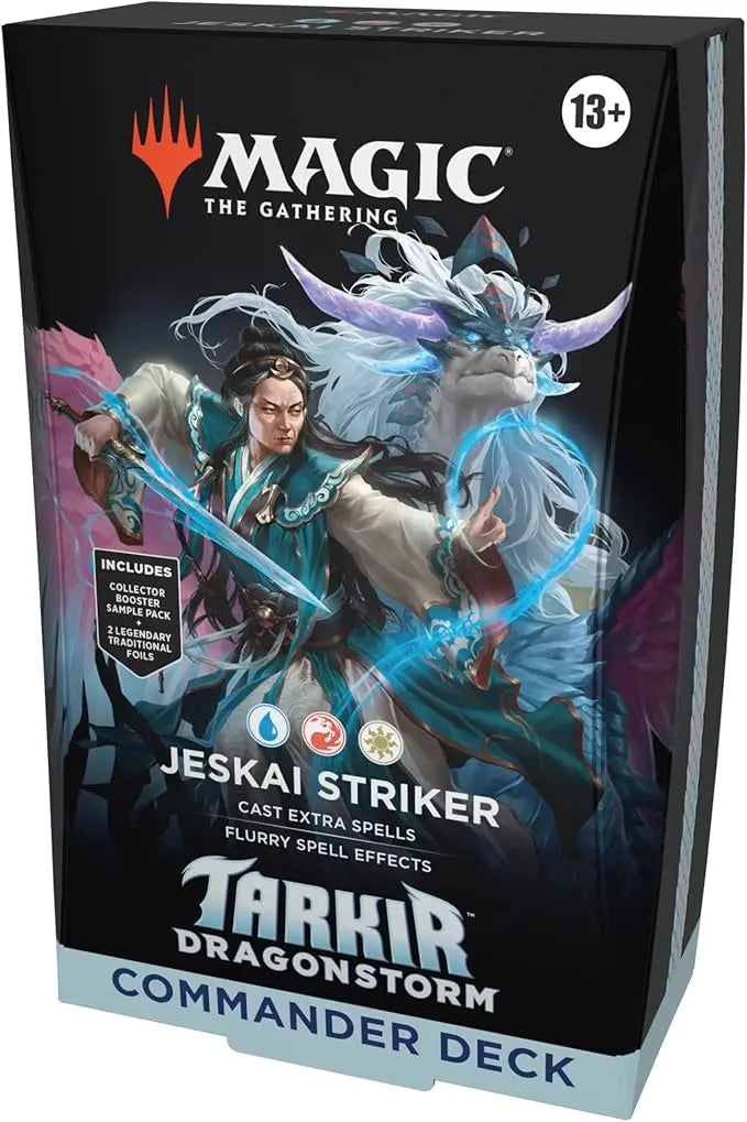 Magic: The Gathering Dragonstorm Commander Deck - Jeskai Striker Rapid Spin Tcg