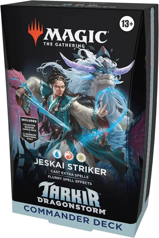 Magic: The Gathering Dragonstorm Commander Deck - Jeskai Striker Rapid Spin Tcg