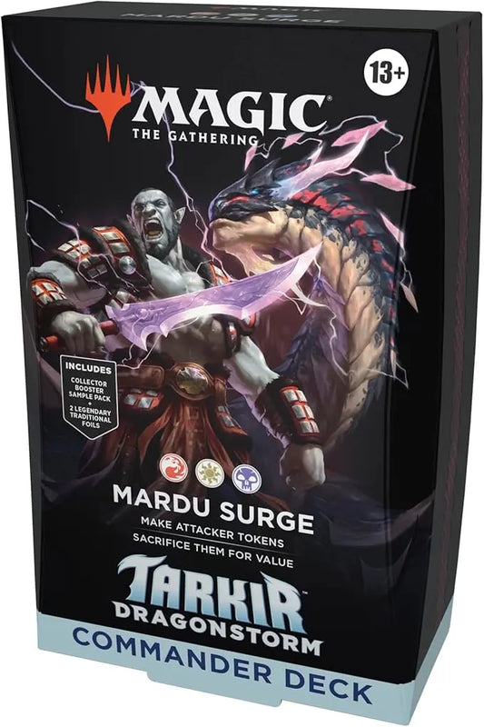 Magic The Gathering Dragonstorm Commander Deck - Mardu Surge Rapid Spin Tcg