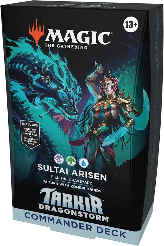 Magic: The Gathering Dragonstorm Commander Deck - Sultai Arisen Rapid Spin Tcg