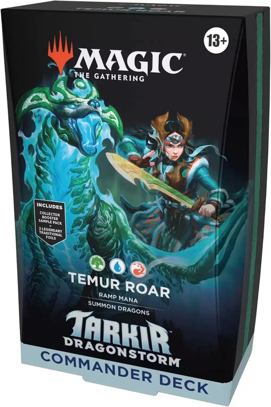 Magic: The Gathering Dragonstorm Commander Deck -Temur Roar Rapid Spin Tcg