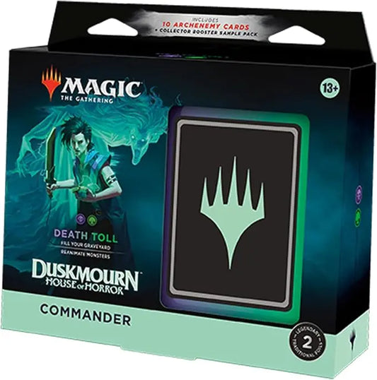 Magic: The Gathering Duskmourn: House of Horror Commander Deck - Death Toll Rapid Spin Tcg