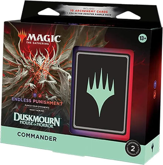 Magic: The Gathering Duskmourn: House of Horror Commander Deck - Endless Punishment Rapid Spin Tcg
