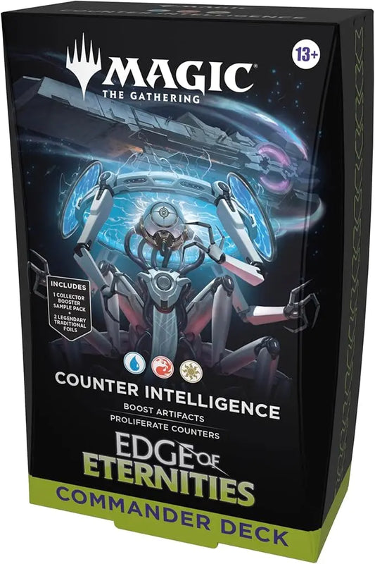 Magic: The Gathering Edge of Eternities - Commander Deck - Counter Intelligence Rapid Spin Tcg