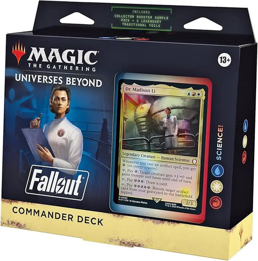 Magic: The Gathering Fallout Commander Deck - Science! Rapid Spin Tcg