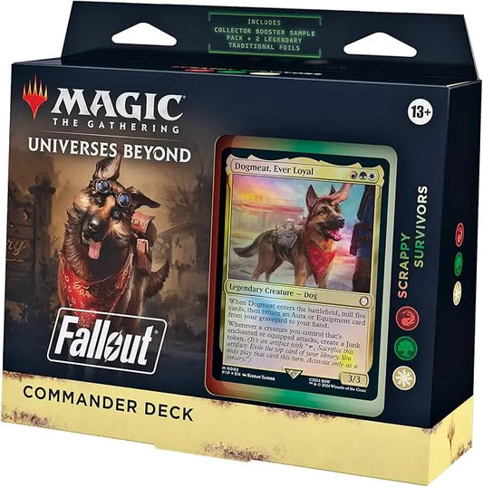 Magic: The Gathering Fallout Commander Deck - Scrappy Survivors Rapid Spin Tcg