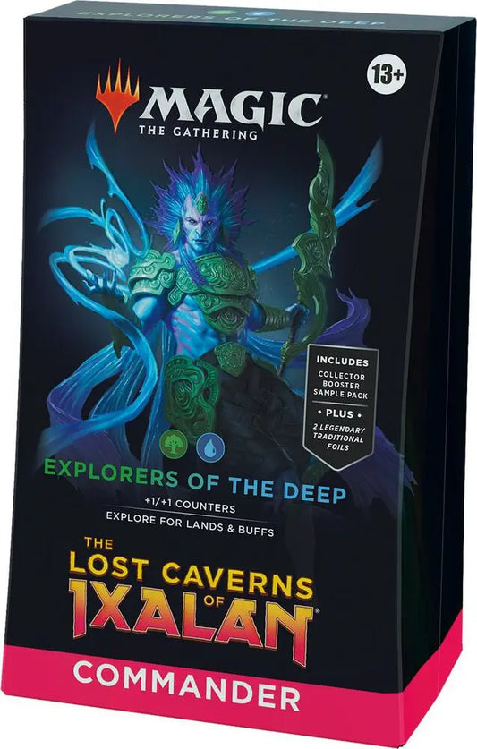 Magic: The Gathering The Lost Caverns of Ixalan Commander Deck -  Explorers of the Deep Rapid Spin Tcg