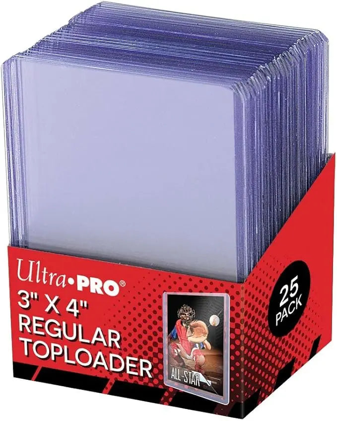 Ultra Pro 25 3 X 4 Top Loader Rapid Spin Tcg