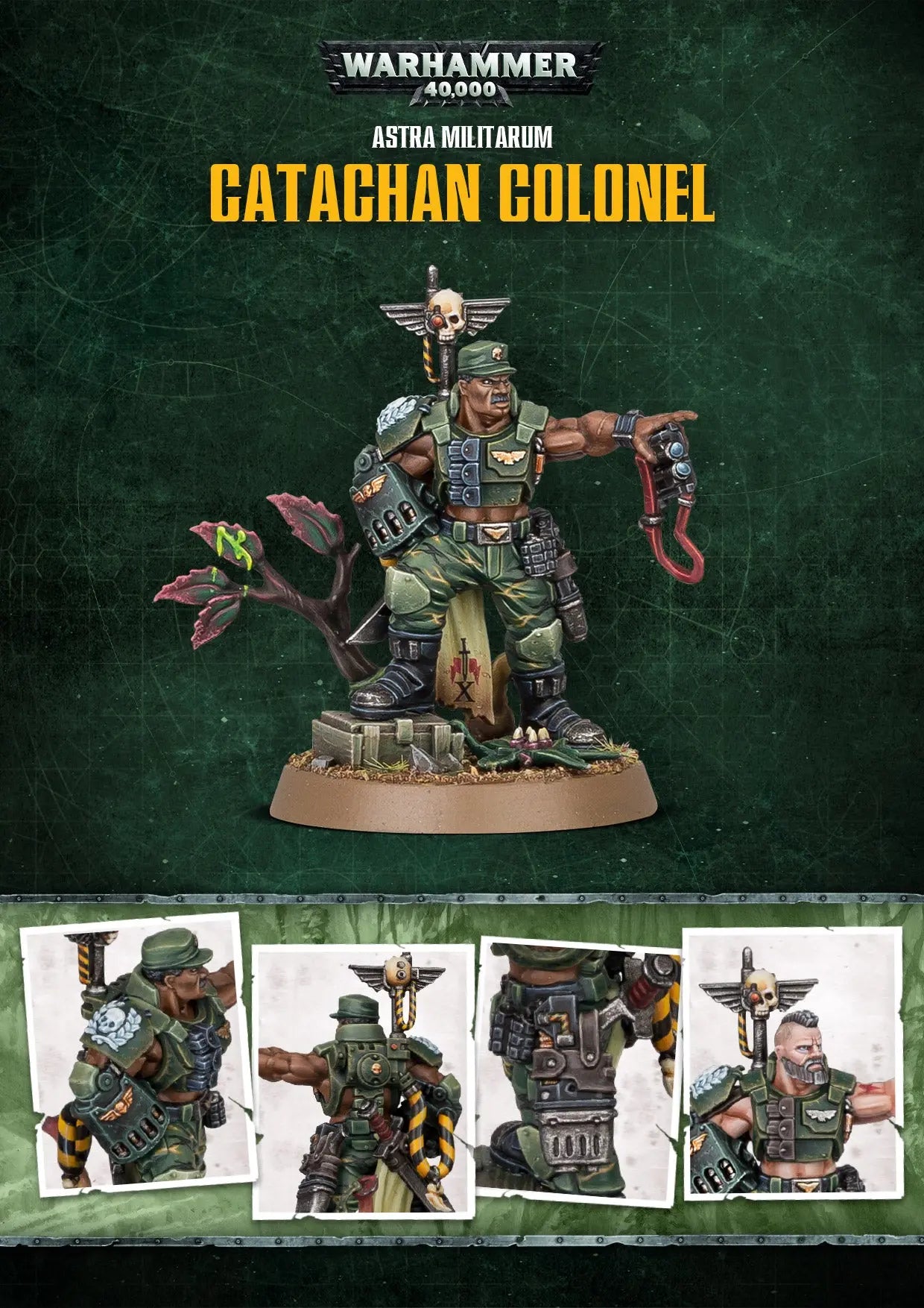 Warhammer 40K - Catachan Colonel Limited Edition Rapid Spin Tcg