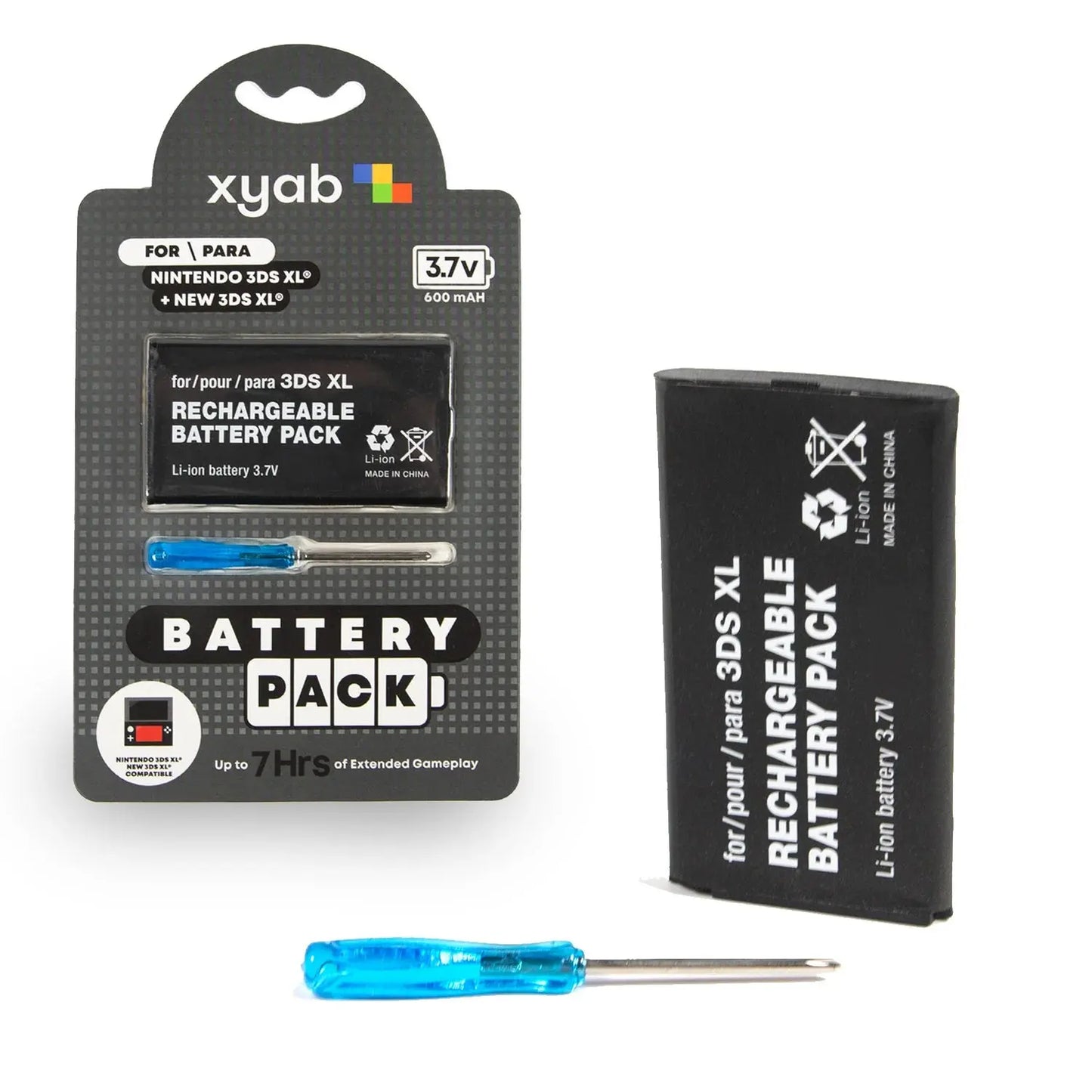 XYAB Nintendo DS Rechargeable Battery Pack Rapid Spin Tcg